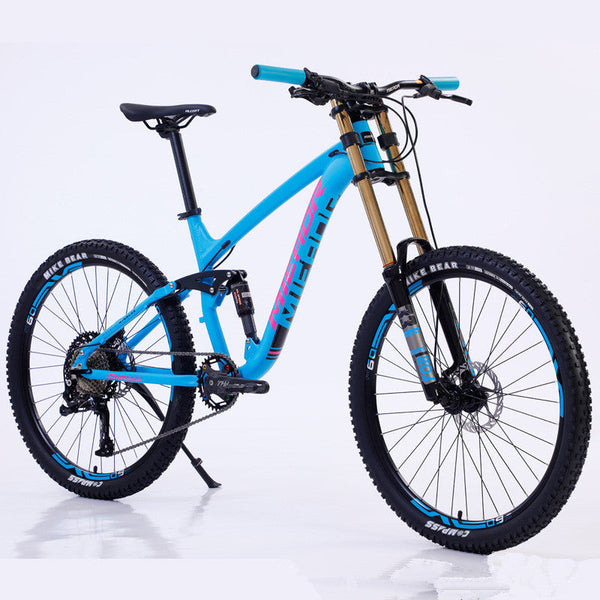 Aluminum Alloy Soft Tail Oil Brake Damping Mountain Bike Bicycle