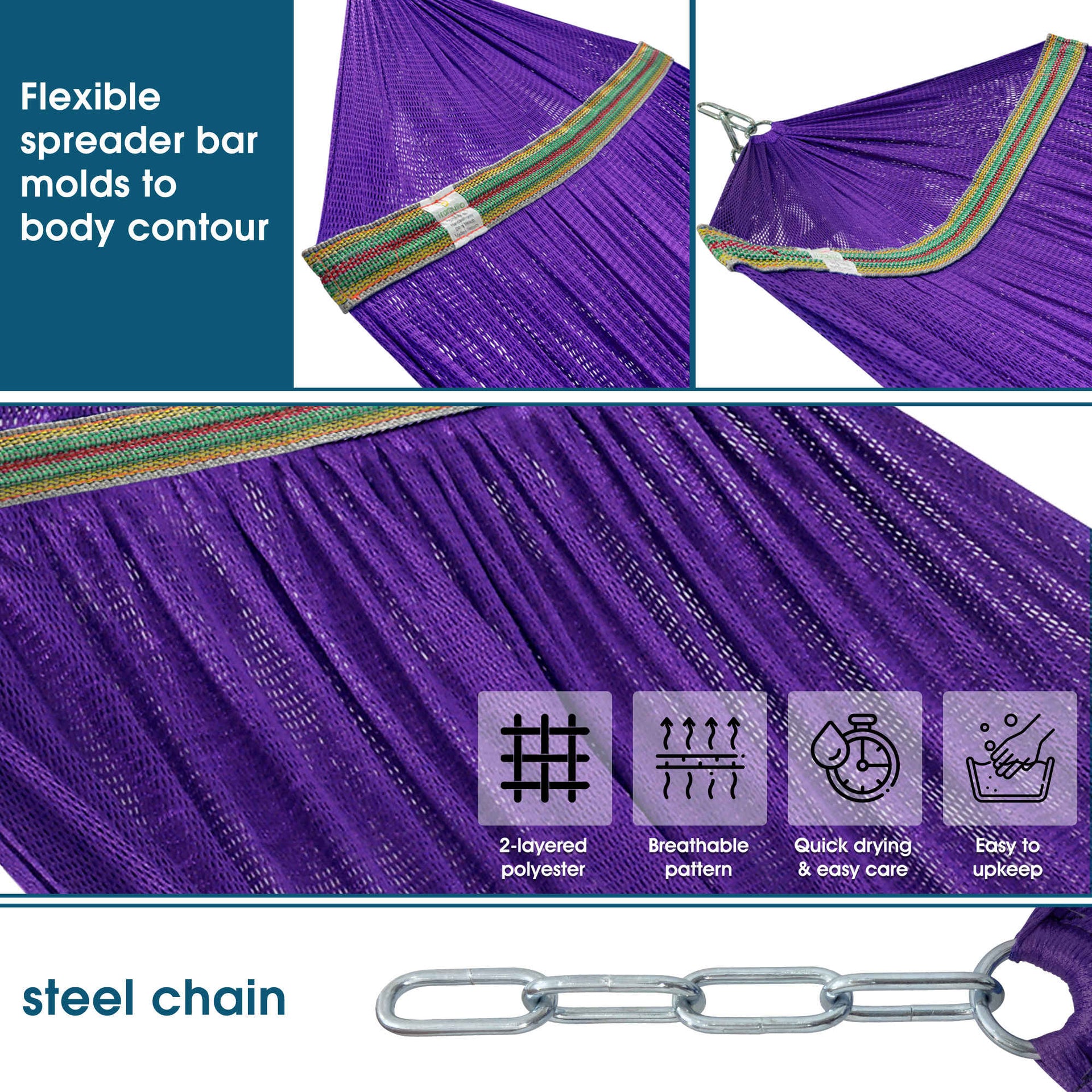 Original Collapsible Hammock with Stand for Ultimate Relaxation