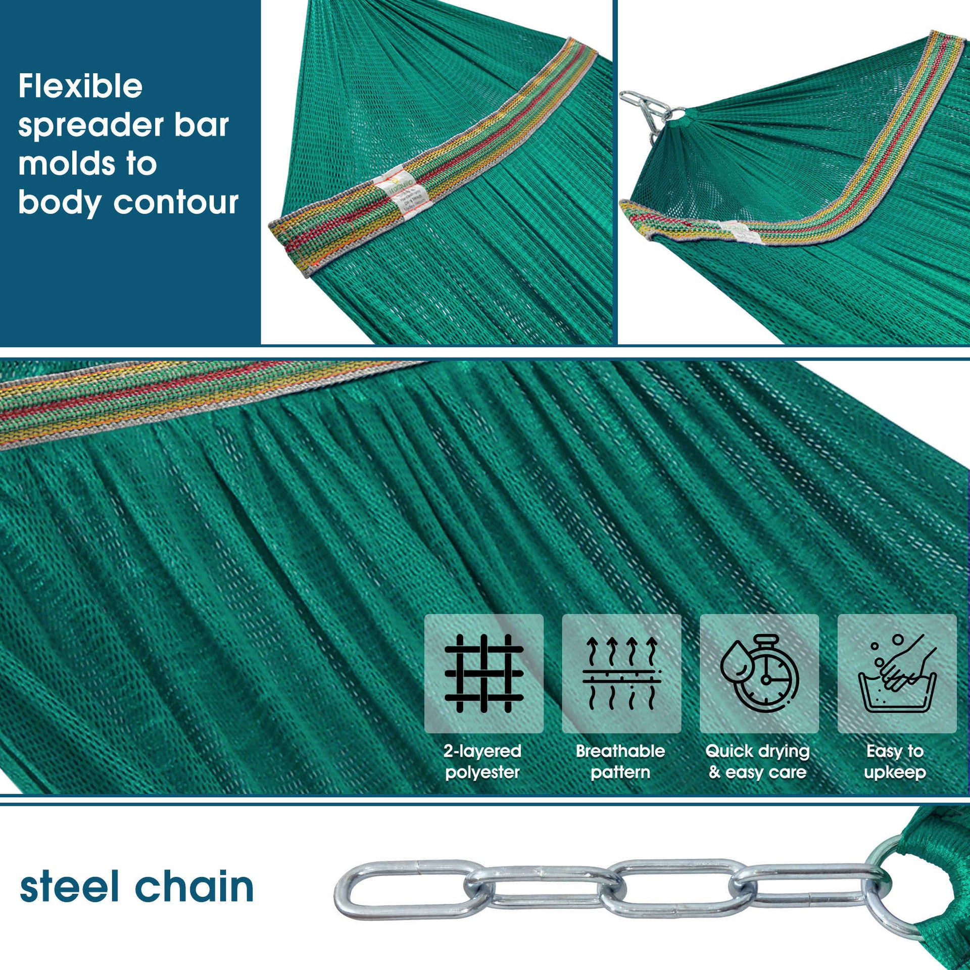 Original Collapsible Hammock with Stand for Ultimate Relaxation
