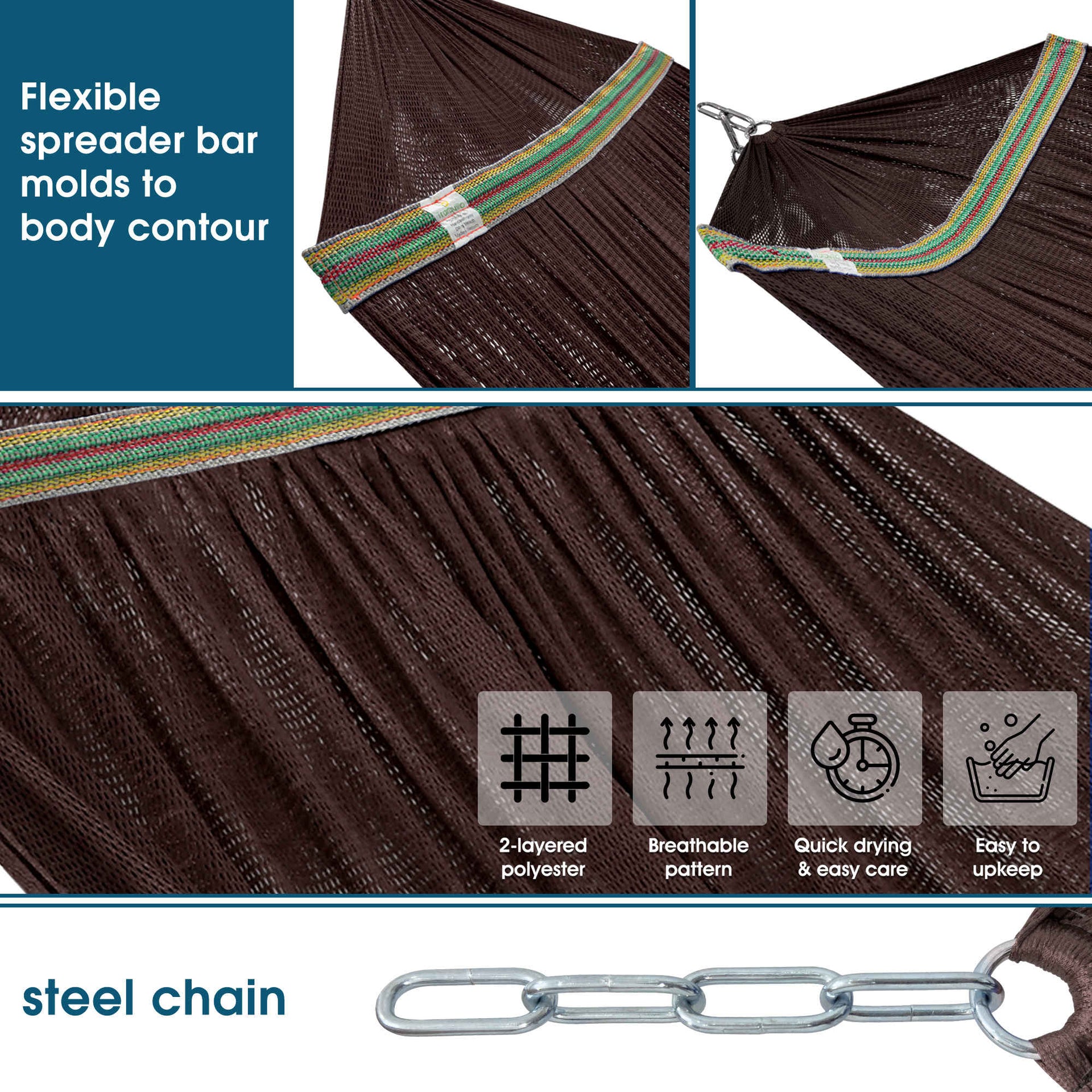 Original Collapsible Hammock with Stand for Ultimate Relaxation