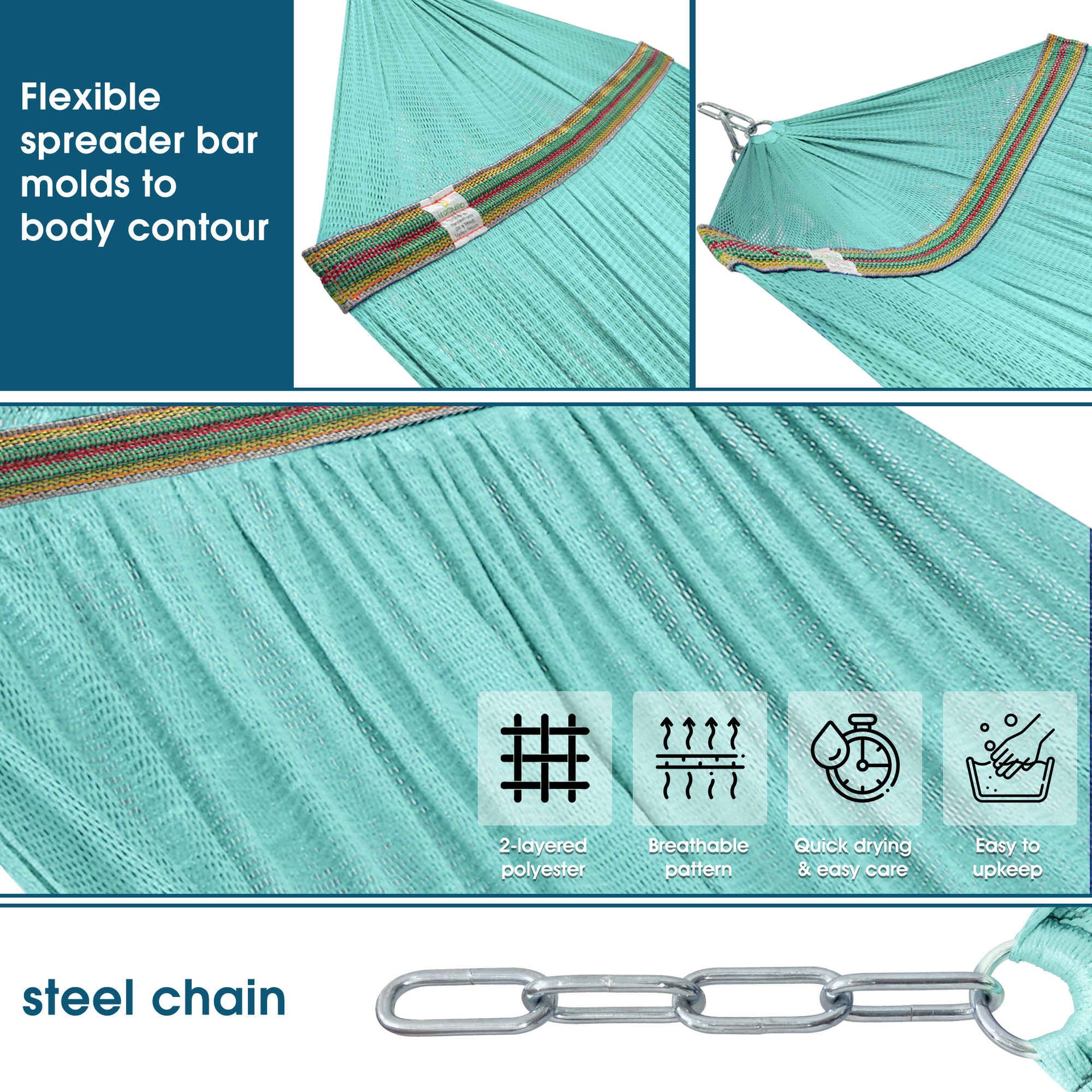 Original Collapsible Hammock with Stand for Ultimate Relaxation