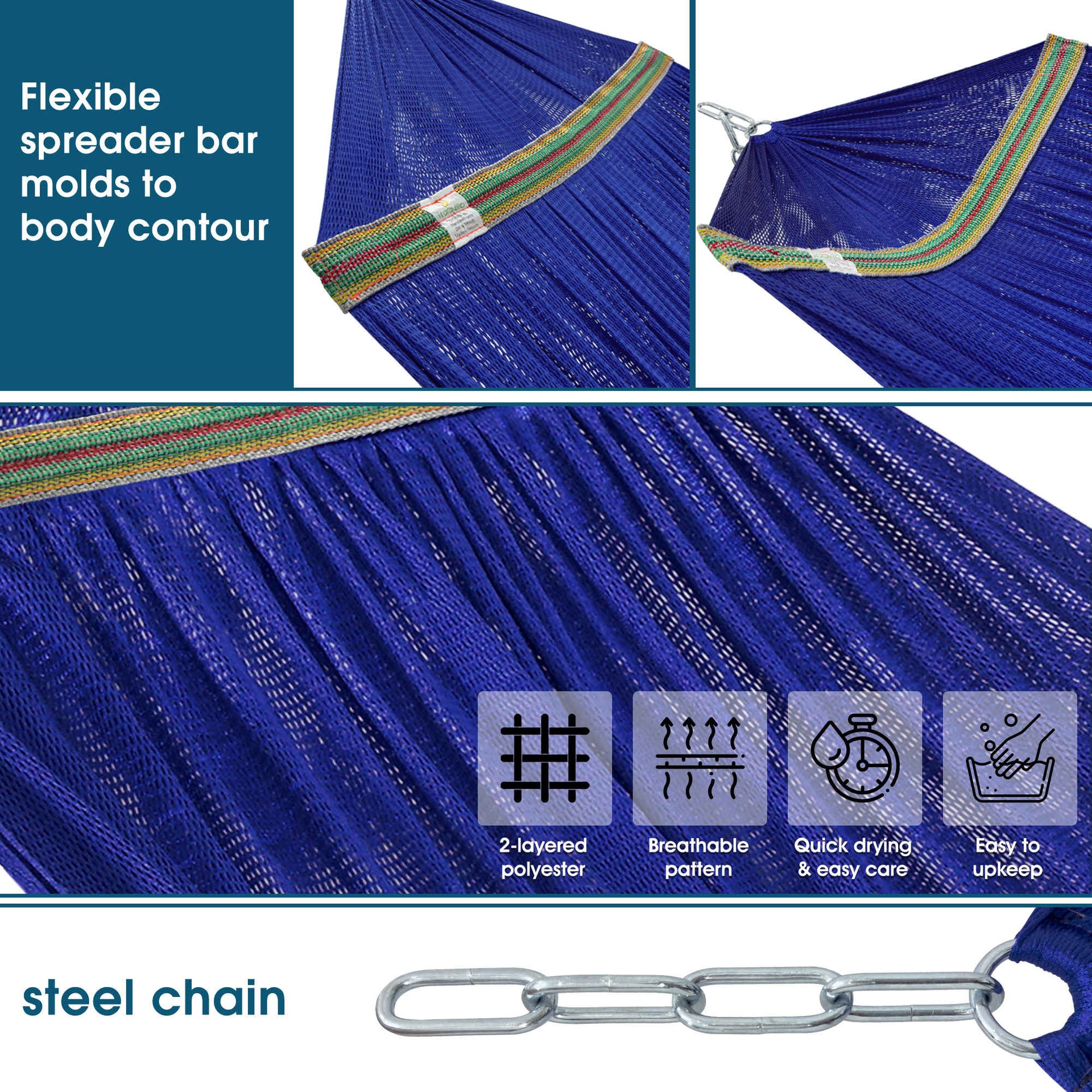 Original Collapsible Hammock with Stand for Ultimate Relaxation