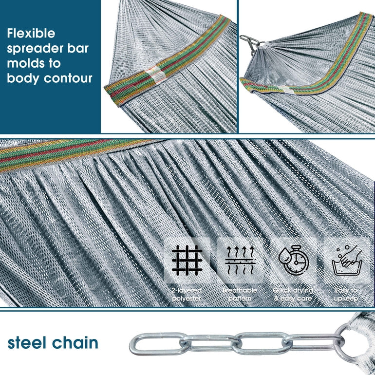 Original Collapsible Hammock with Stand for Ultimate Relaxation
