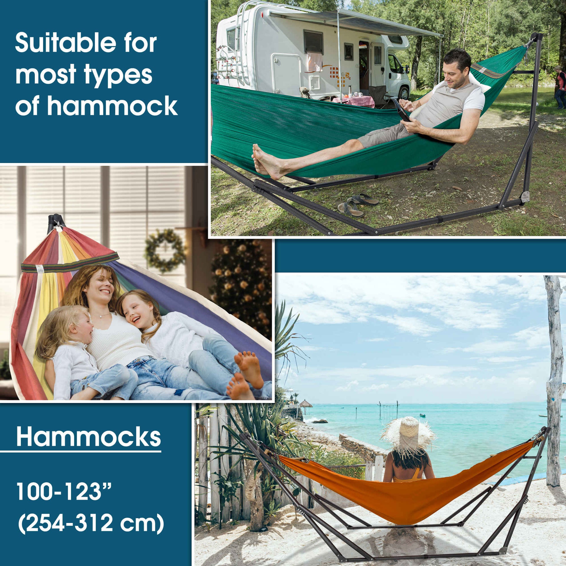 Original Collapsible Hammock with Stand for Ultimate Relaxation