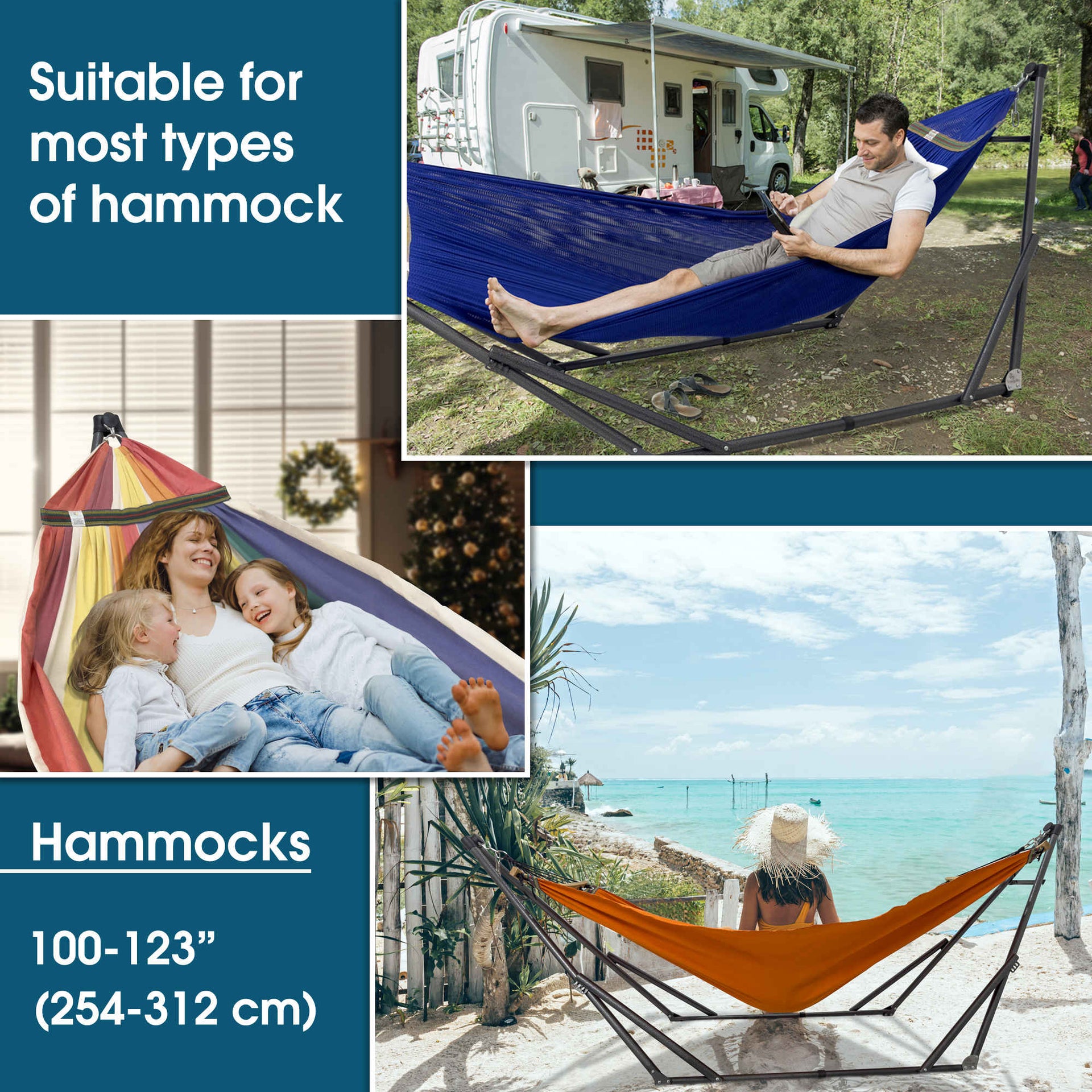 Original Collapsible Hammock with Stand for Ultimate Relaxation