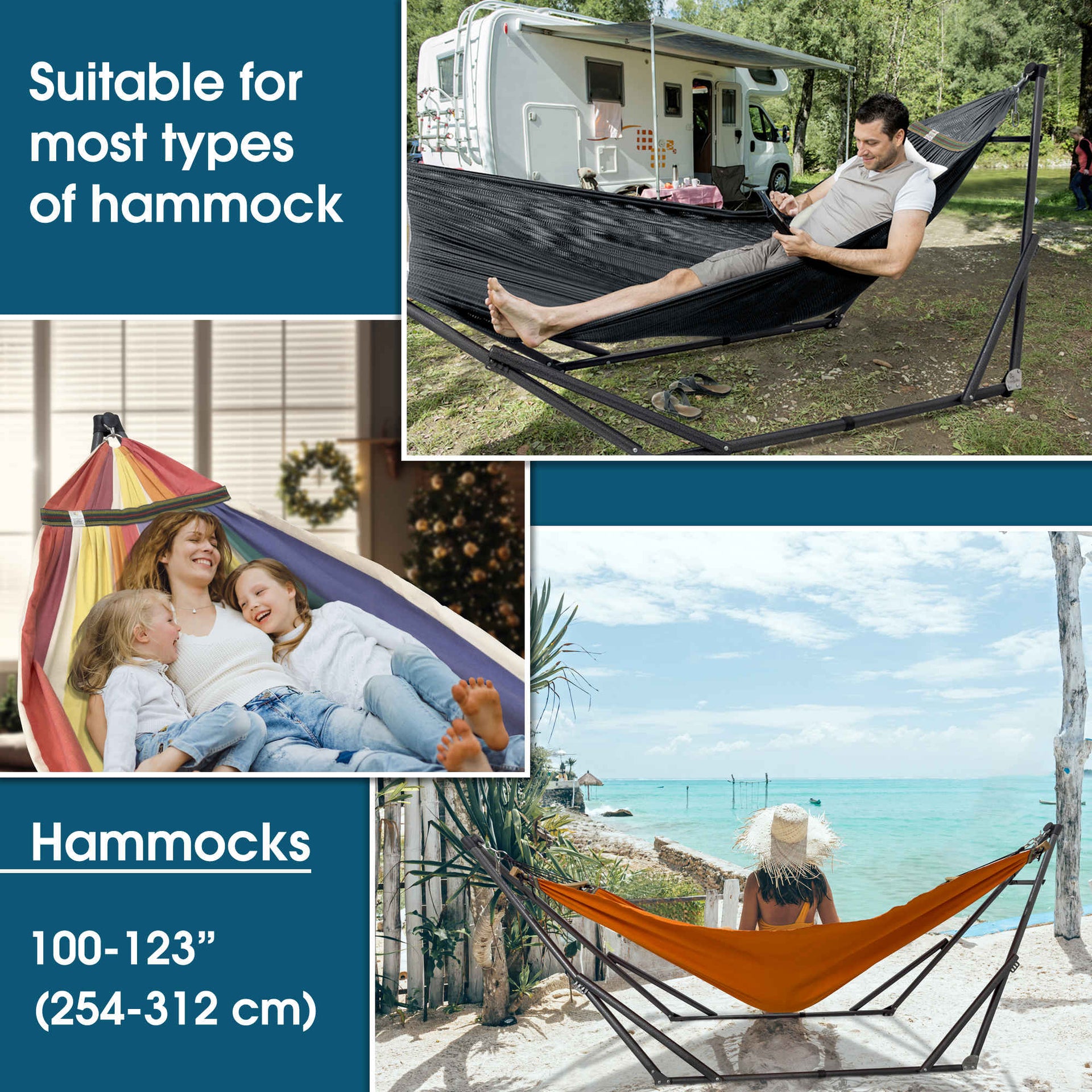 Original Collapsible Hammock with Stand for Ultimate Relaxation