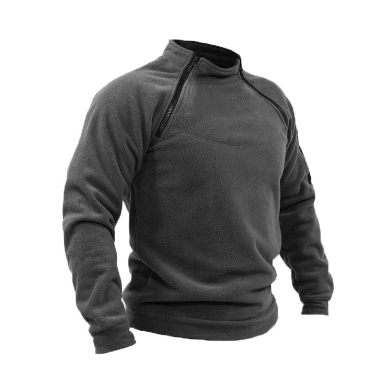 Men Winter Fleece Tactical Jacket Lightweight Warm Windproof Outdoor Wear