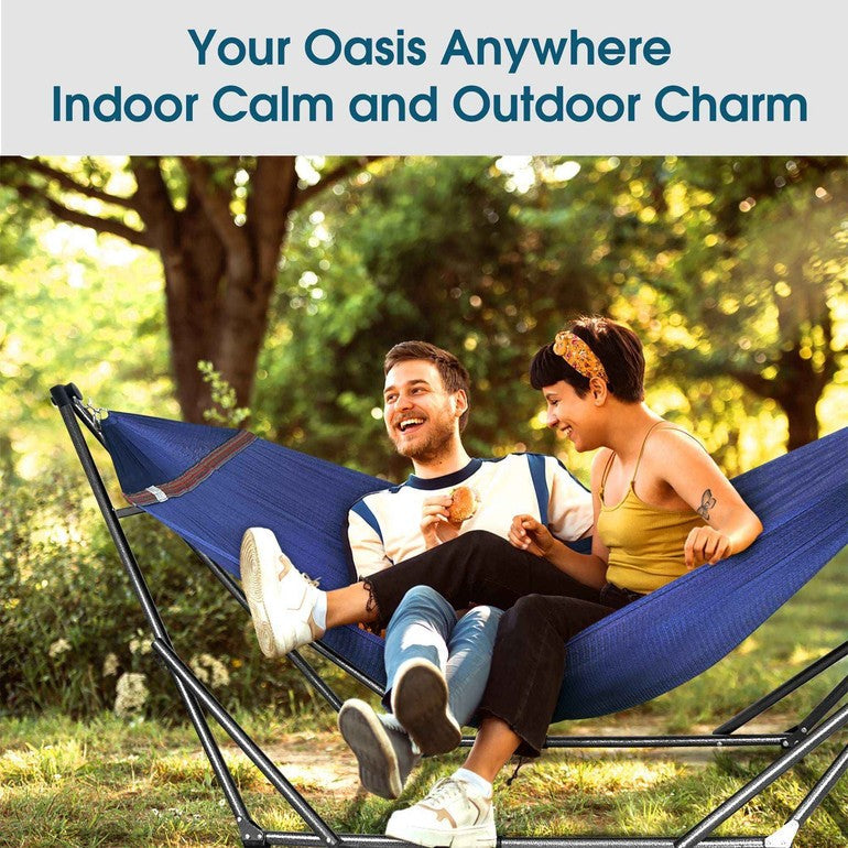 Original Collapsible Hammock with Stand for Ultimate Relaxation