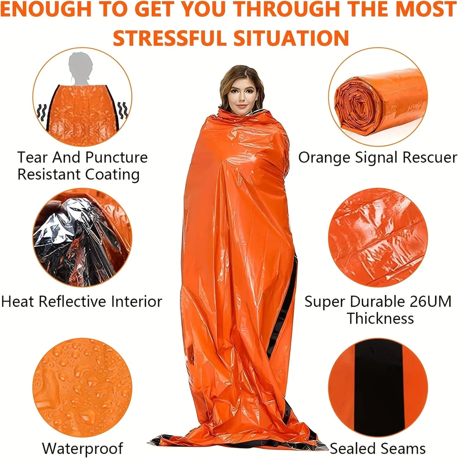 Thermal Waterproof Emergency Sleeping Bag