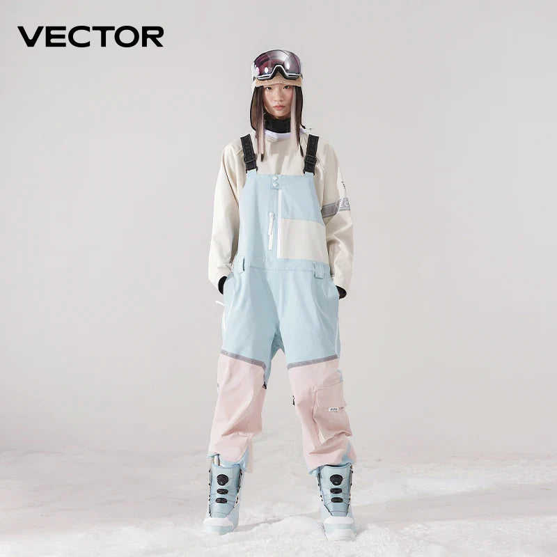 Men & Women Ski Bib Waterproof