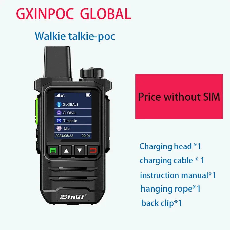 4G Walkie Talkie - 5000km Global Range