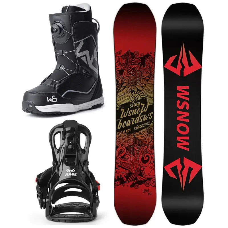 Freestyle Snowboard Camber & Carbon Fiber