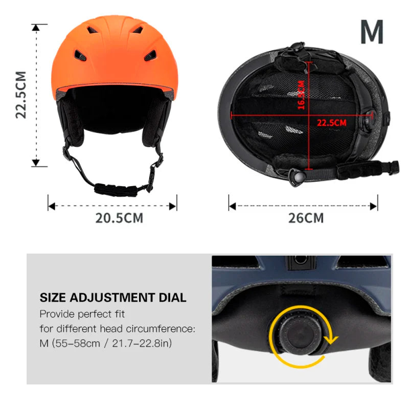 Lightweight Ski & Snowboard Helmet