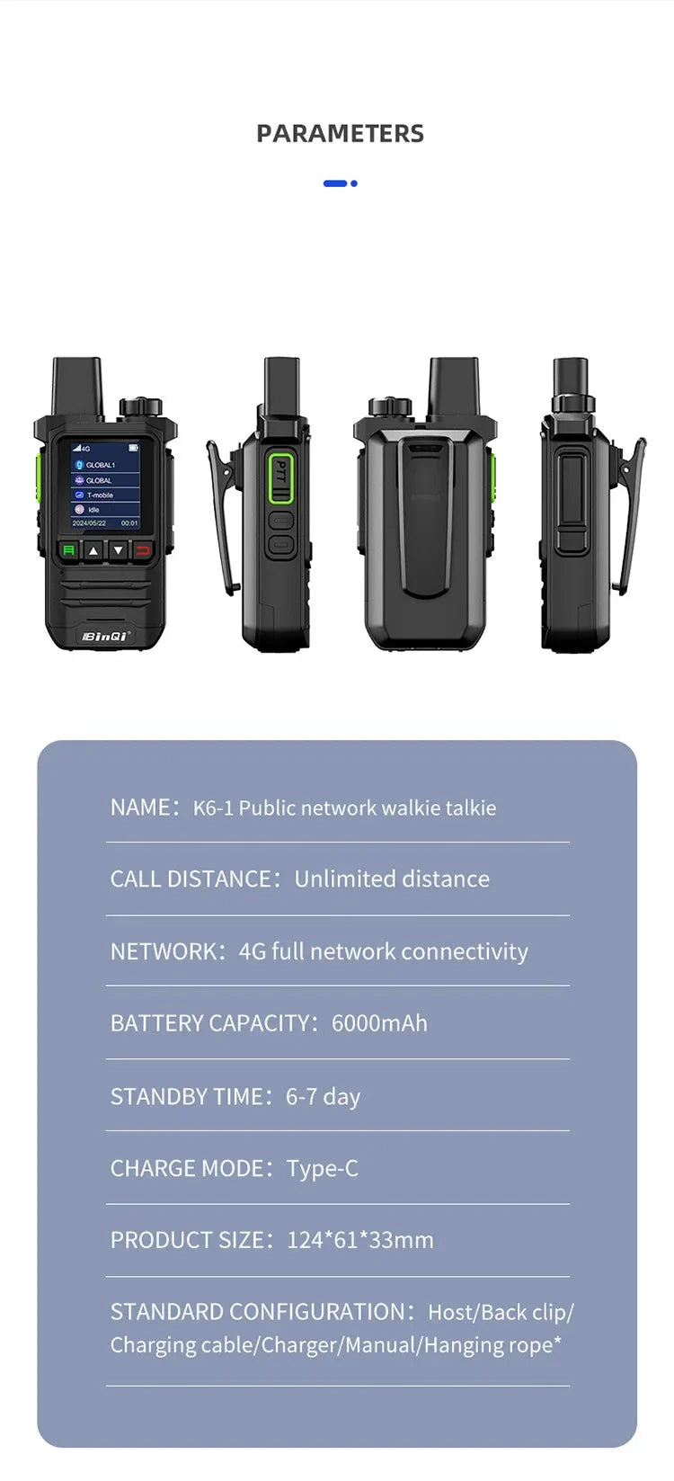 4G Walkie Talkie - 5000km Global Range