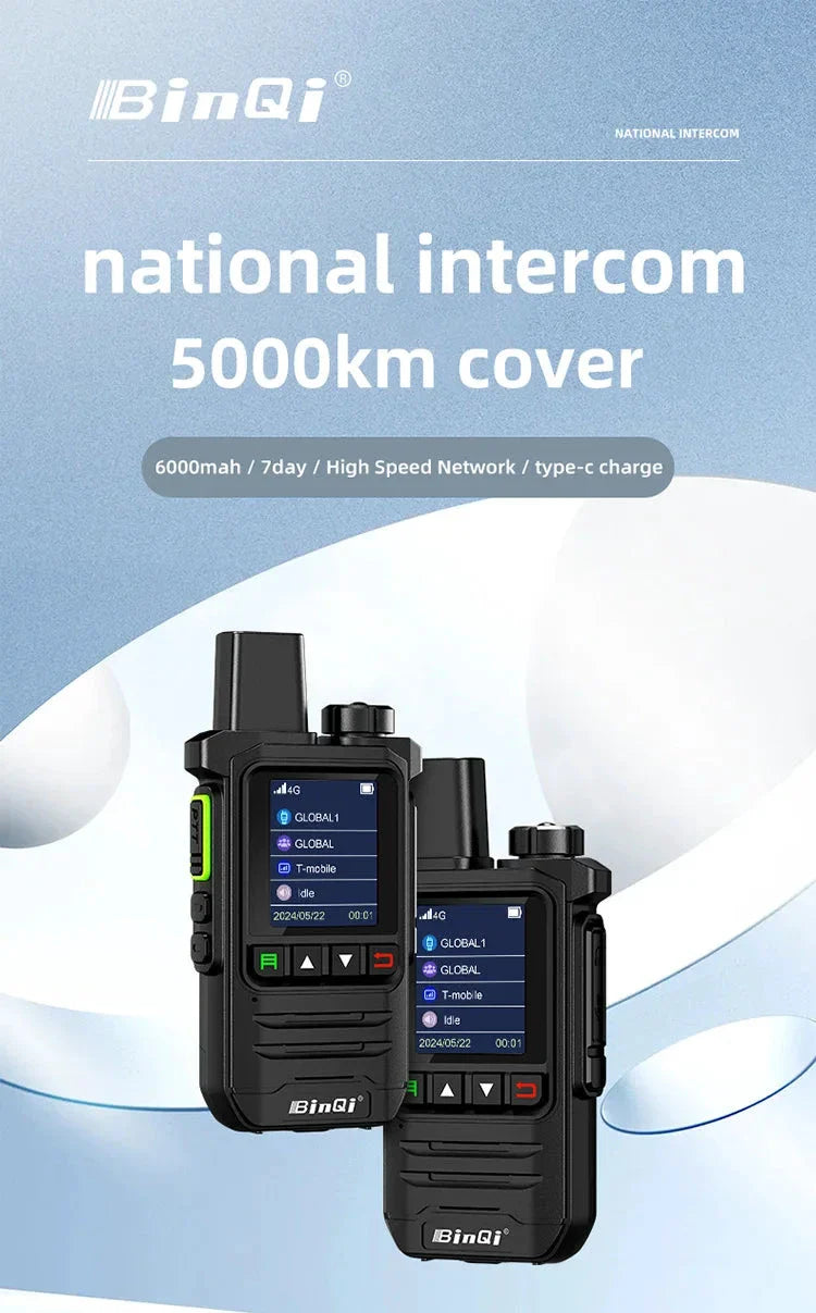 4G Walkie Talkie - 5000km Global Range