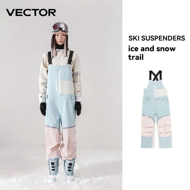 Men & Women Ski Bib Waterproof