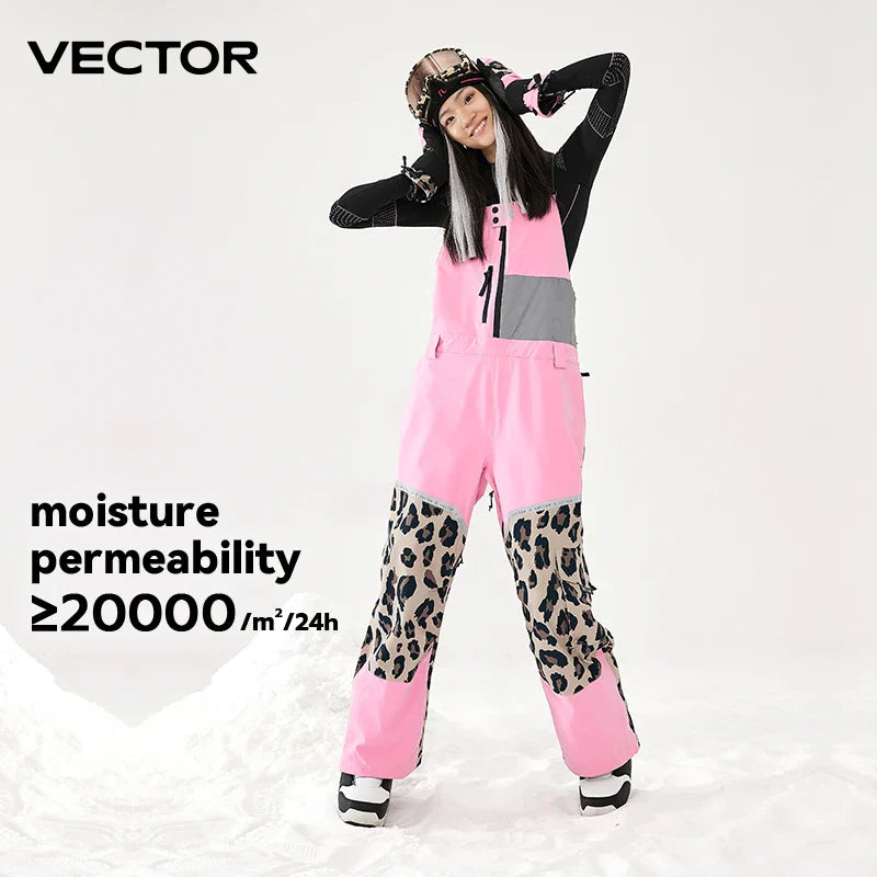 Men & Women Ski Bib Waterproof
