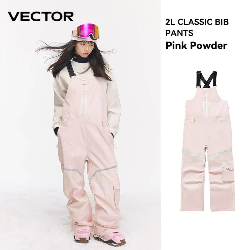 Men & Women Ski Bib Waterproof