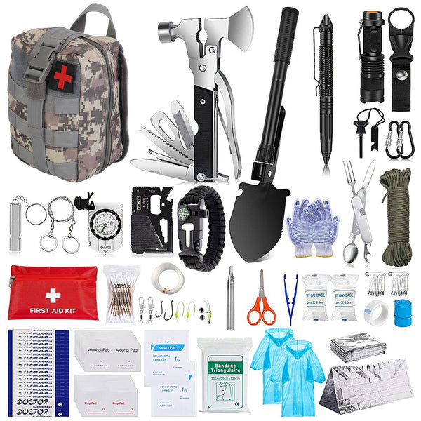 125Pcs Emergency Survival First Aid Kit