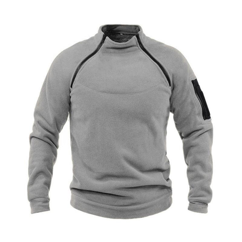Men Winter Fleece Tactical Jacket Lightweight Warm Windproof Outdoor Wear