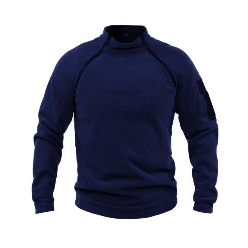 Men Winter Fleece Tactical Jacket Lightweight Warm Windproof Outdoor Wear