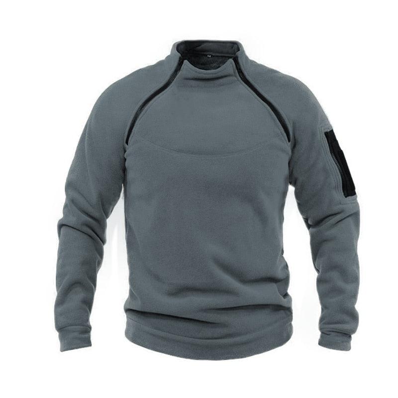 Men Winter Fleece Tactical Jacket Lightweight Warm Windproof Outdoor Wear