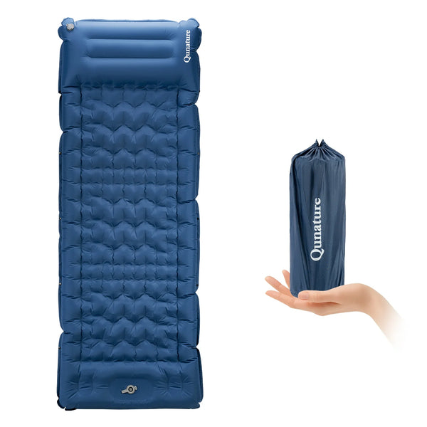 Inflatable Sleeping Pad with Pillow