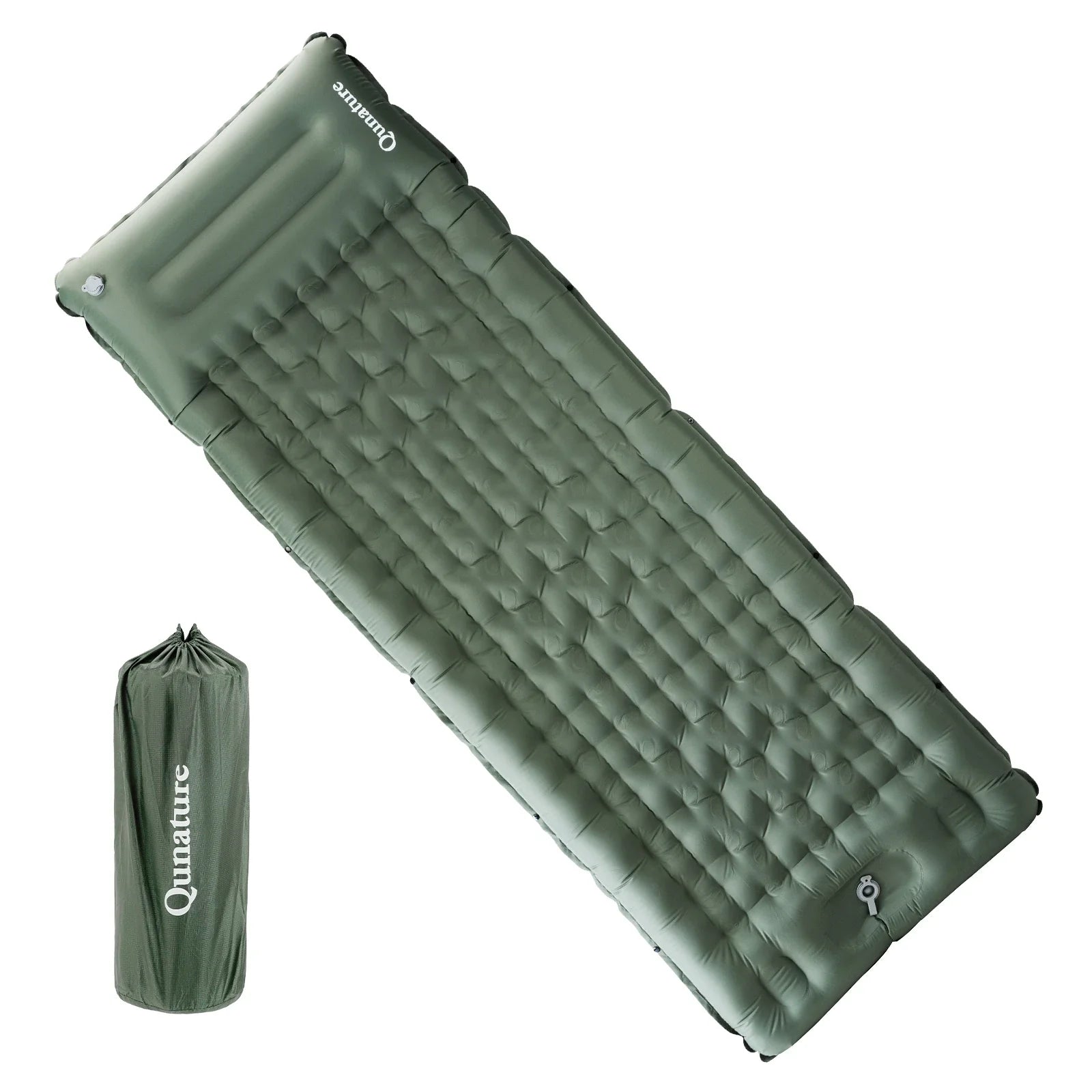 Inflatable Sleeping Pad with Pillow