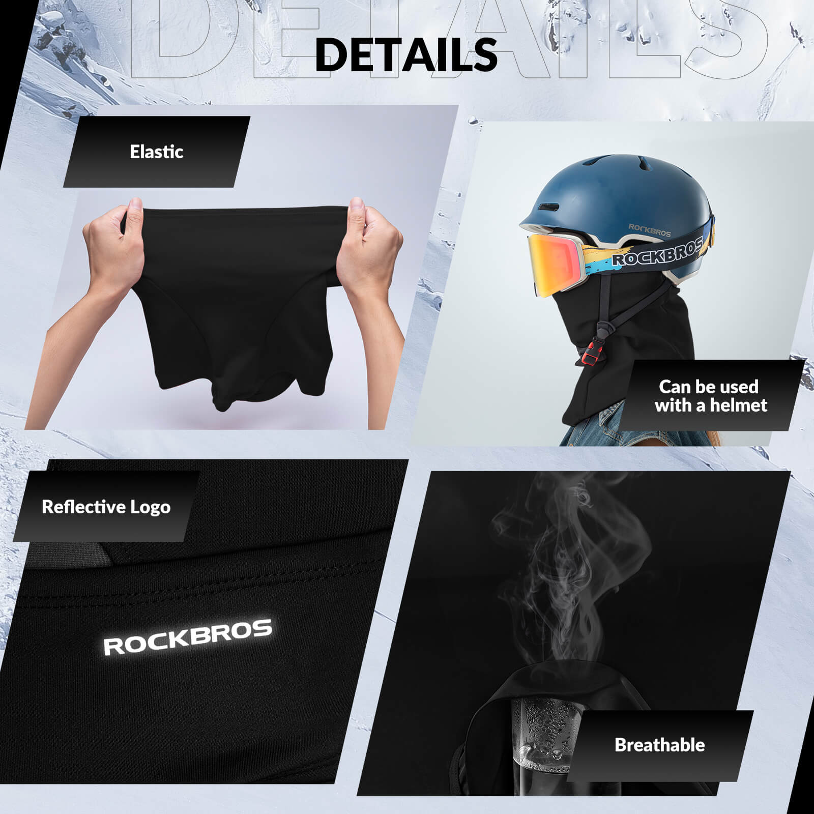 Balaclava Ski Mask Thermal Windproof