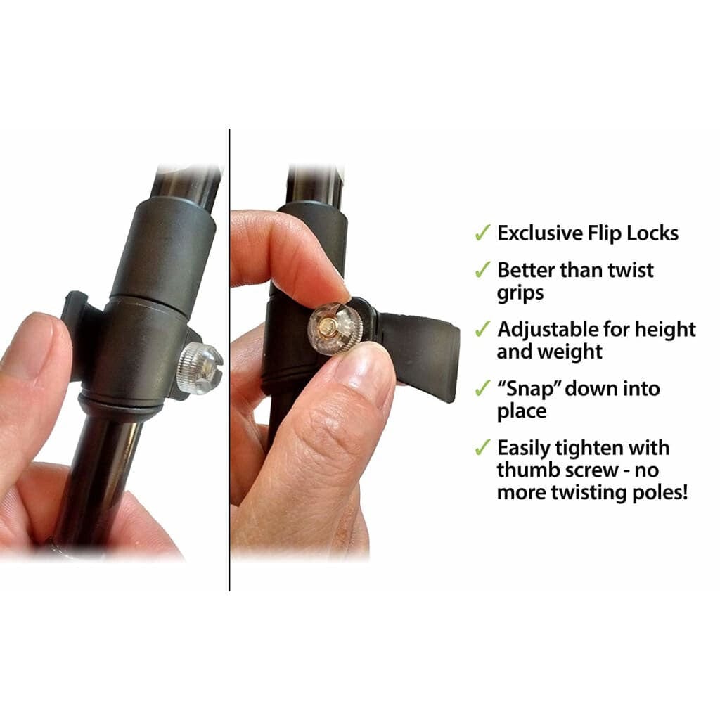 Hiking Poles with Adjustable Sizes